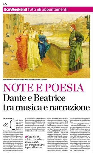 Note e poesia: Dante e Beatrice tra musica e narrazione