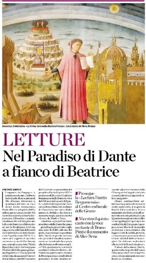 Nel Paradiso di Dante a fianco di Beatrice